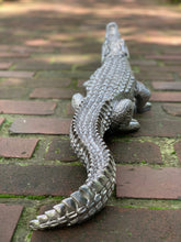 Decorative Alligator- Electroplated silver